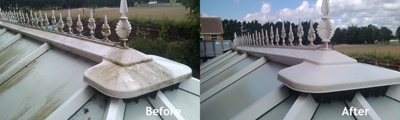 Conservatory roof cleaning